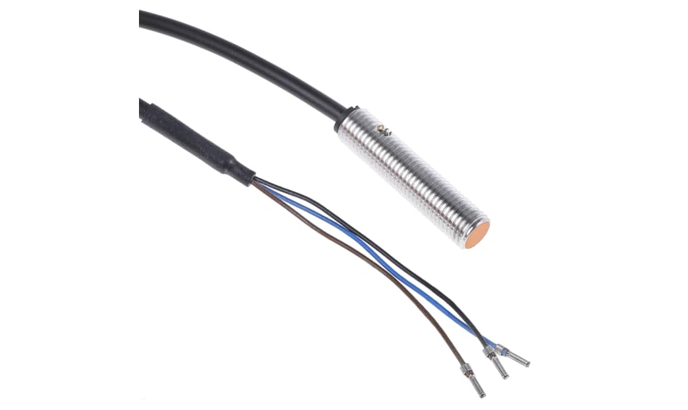ifm IE5072, Inductive Threaded Barrel Proximity Sensor, M8, 1 mm Detection, PNP NO, 10 → 36 V dc