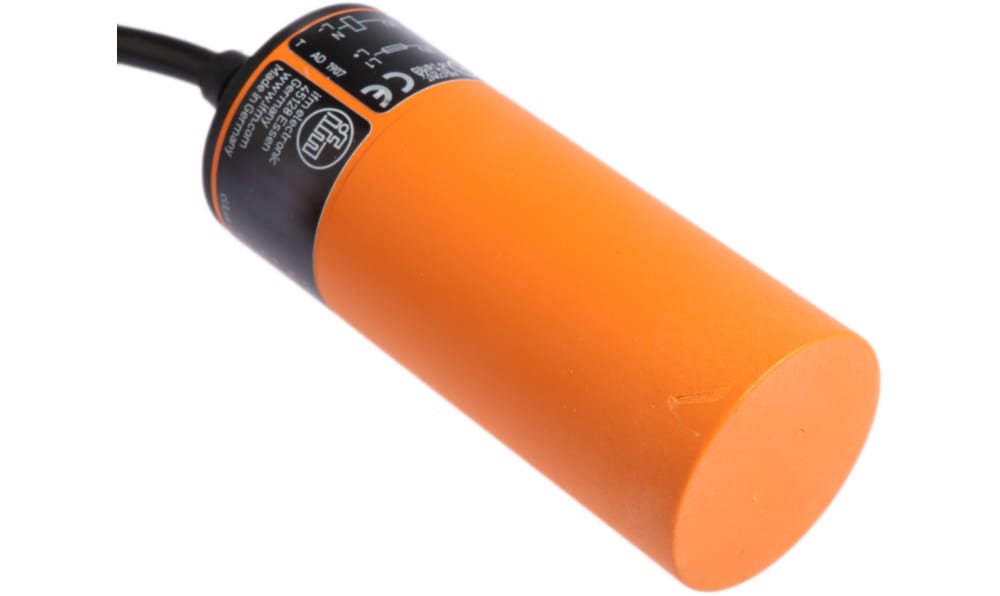 ifm KB0025, Capacitive Smooth Barrel Proximity Sensor, 20 mm Detection, 2-Wire NO, 20 → 250 V ac/dc