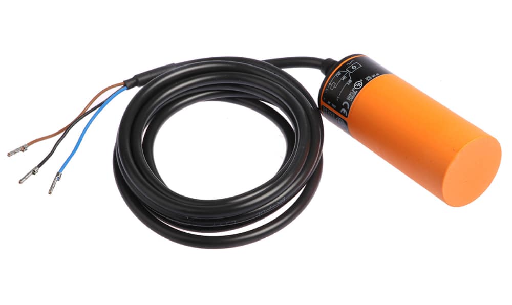 ifm KB5004, Capacitive Smooth Barrel Proximity Sensor, 20 mm Detection, PNP NO, 10 → 36 V dc