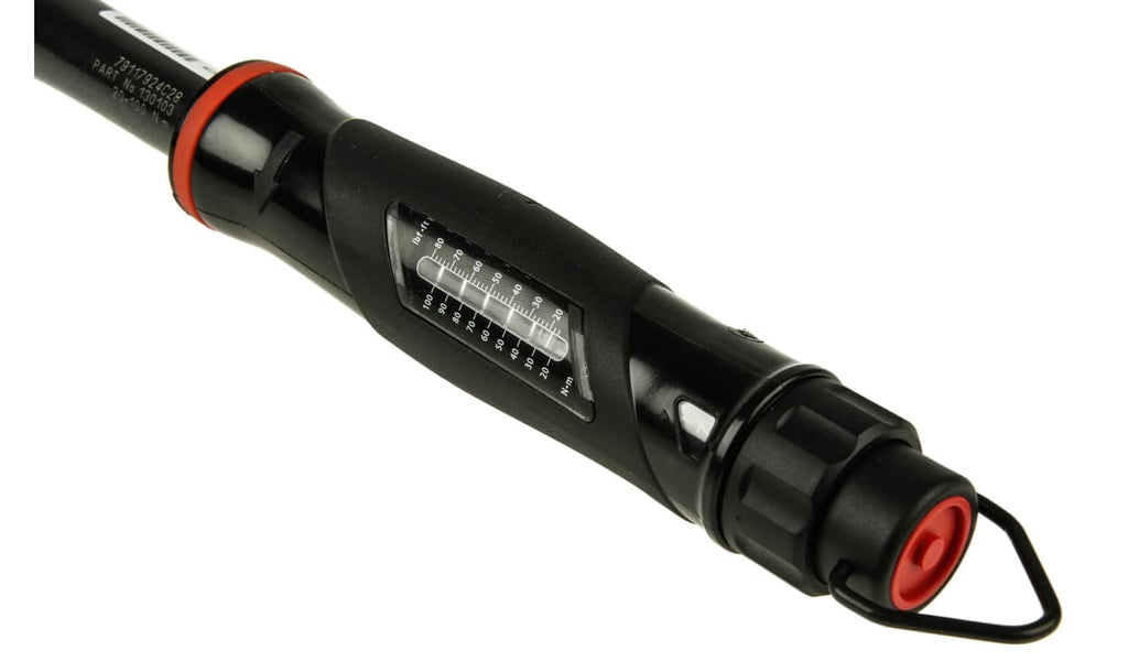 Norbar 130103 Torque Tools Click Torque Wrench, 20 → 100Nm, 1/2 in Drive, Square Drive