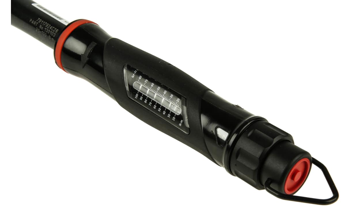 Norbar 130103 Torque Tools Click Torque Wrench, 20 → 100Nm, 1/2 in Drive, Square Drive