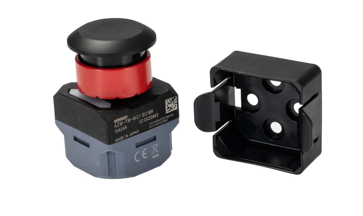 Omron A2W-TB-WC1 EU1BR, A2W Series Push Button Complete Unit, Momentary, IP65