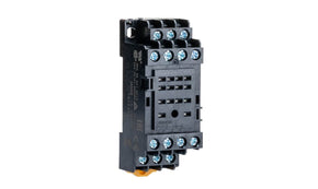 Omron PYFZ-14-E, MY4 14 Pin 2250V ac DIN Rail Relay Socket, for use with Miniature Power Relays