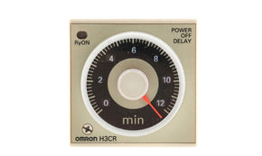 Omron H3CR-H8L 24VAC/DC M, H3CR Series DIN Rail, Panel Mount Timer Relay, 24V ac/dc, 2-Contact, 0.05 → 12min, 1-Function, DPDT - generaltechuae
