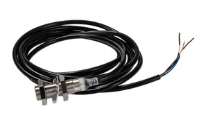 Omron E2E-X4B1T12 2M, Inductive Threaded Barrel Proximity Sensor, M12, 4 mm Detection, PNP NO, 10 → 30 V dc