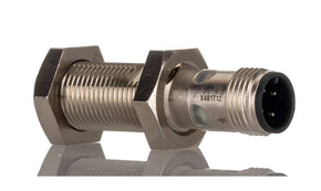 Omron E2E-X4B1T12-M1, Inductive Threaded Barrel Proximity Sensor, M12, 4 mm Detection, PNP NO, 10 → 30 V dc