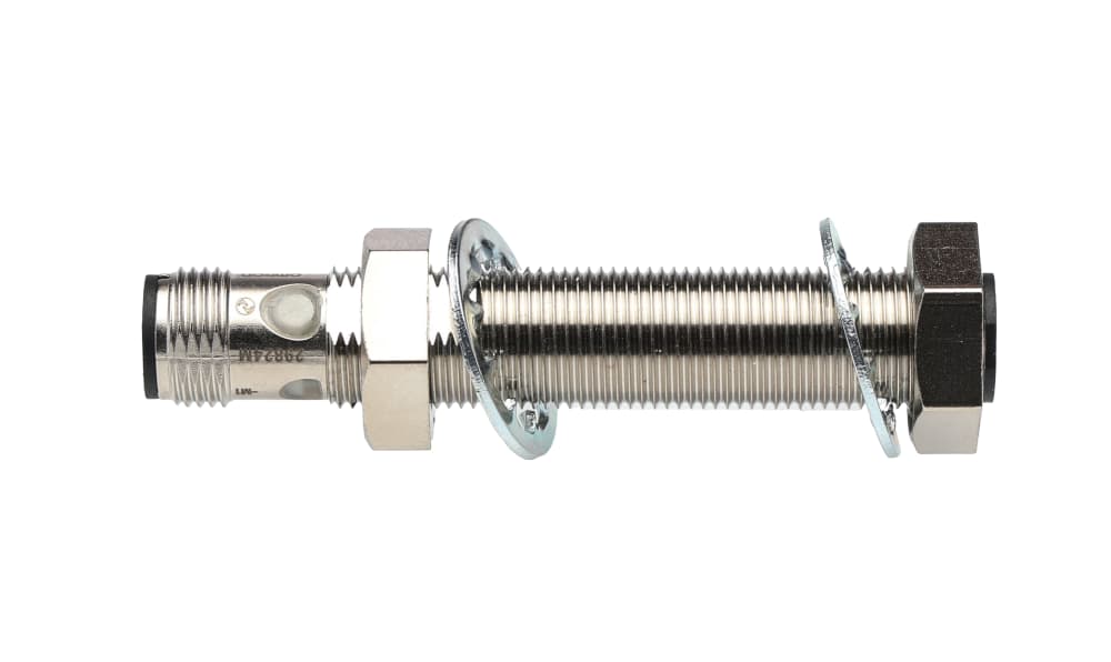 Omron E2E-X9B1TL12-M1, Inductive Threaded Barrel Proximity Sensor, M12, 9 mm Detection, PNP NO, 10 → 30 V dc