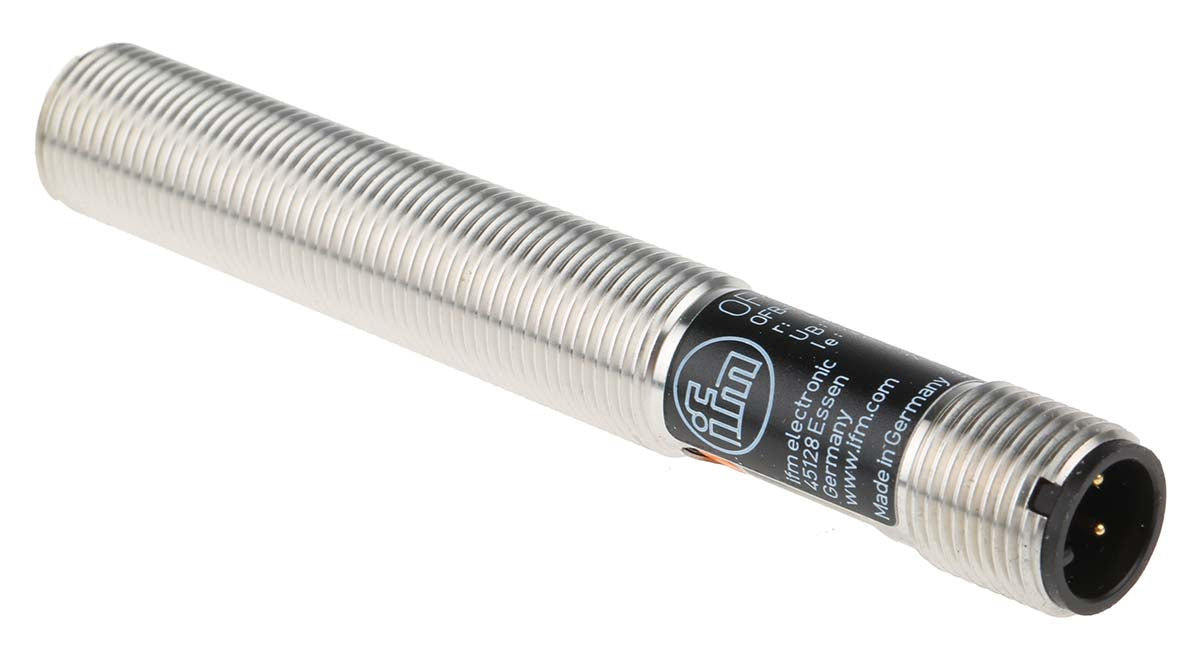 ifm OF5027, Diffuse Photoelectric Sensor, Barrel Sensor, 1 mm → 400 mm Detection Range