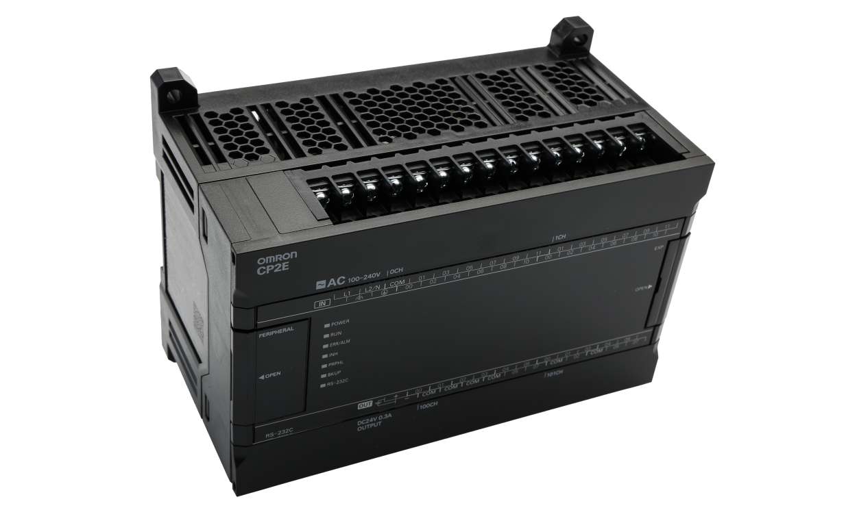 Omron CP2E-E40DR-A, CP2E Series PLC CPU for Use with CP2E Series, 220 V Supply, Relay Output, 24-Input, Digital Input - generaltechuae