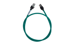 Omron XS6W-6LSZH8SS100CM-G, XS6W, 1m Cat6a, Green RJ45 to Male RJ45 Male, Terminated LSZH Sheath