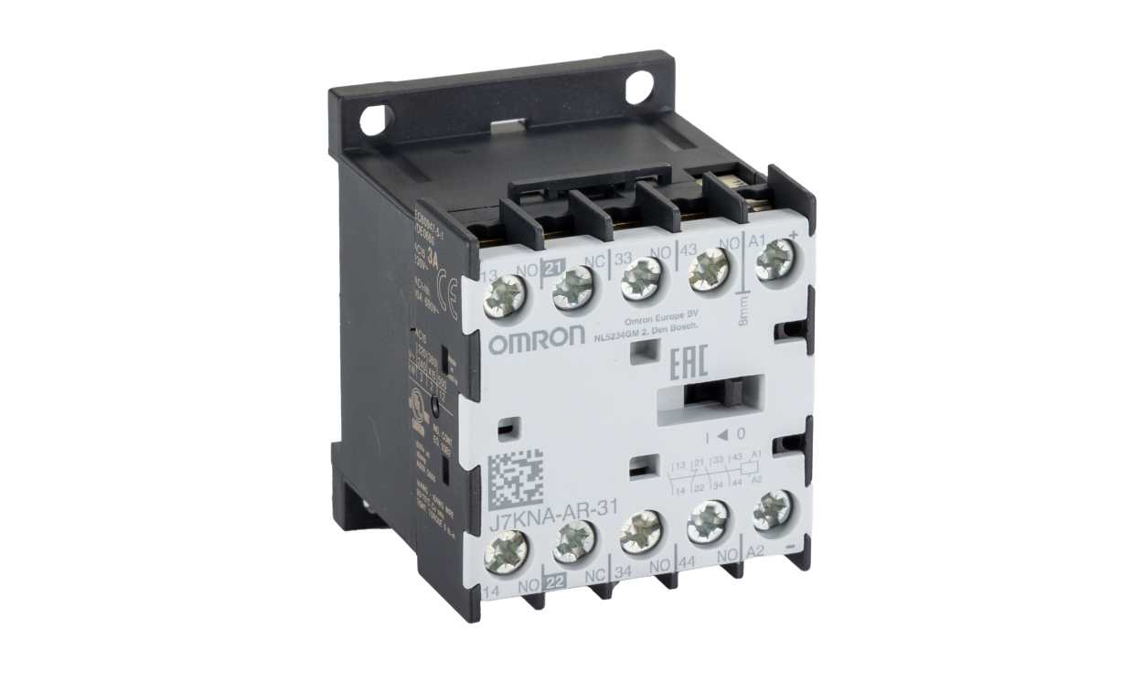 Omron J7KNA-AR-31 110, J7KNA Contactor Relay, 110 V ac Coil, 4-Pole, 10 A, 1.2 W, 3NO + 1NC - generaltechuae
