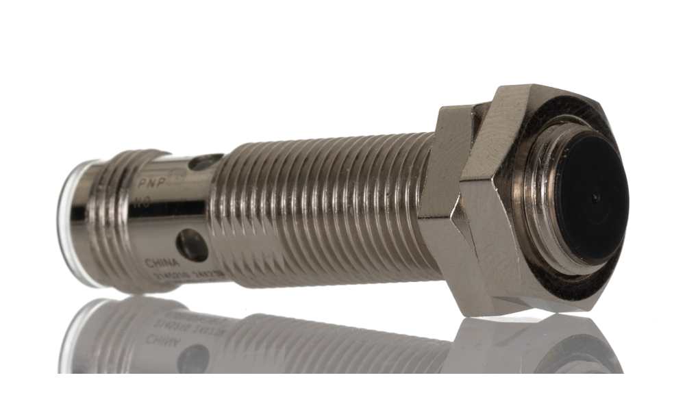 Omron E2A-M12KS04-M1-B1-4, Inductive Threaded Barrel Proximity Sensor, M12, 4 mm Detection, PNP NO, 12 → 24 V dc