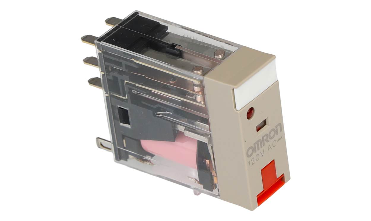 Omron G2R-2-SNI 120VAC (S), Plug In Non-Latching Relay, 120V ac Coil, 5A Switching Current, DPDT