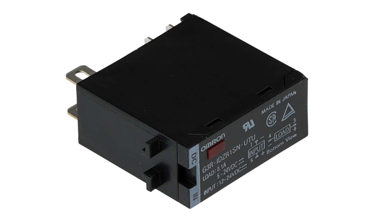 Omron G3R-IDZR1SN-UTU DC12-24, G3R Series Solid State Relay, 100 mA Load, Plug-In Mount, 32 V Load - generaltechuae