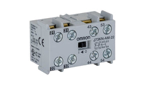 Omron J73KN-AM-22, Auxiliary Contact Block, 4 Contact, 2NC + 2NO J73KN