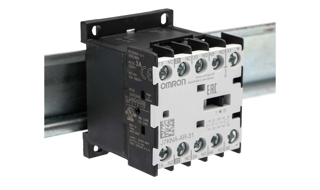 Omron J7KNA-AR-31 24VS, J7KNA-AR Contactor, 24 V dc Coil, 4-Pole, 10 A, 3NO + 1NC - generaltechuae