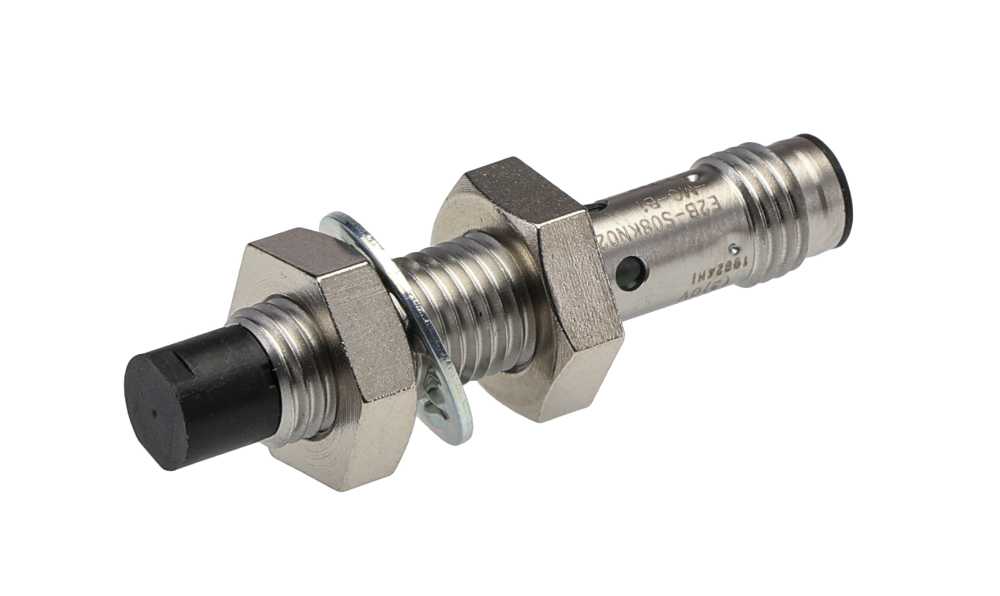 Omron E2B-S08KN02-MC-B1, Inductive Threaded Barrel Proximity Sensor, M8, 2 mm Detection, PNP NO, 10 → 30 V dc