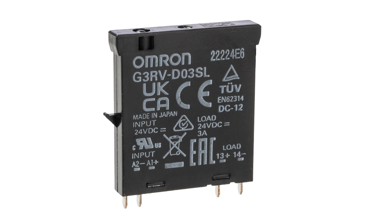 Omron G3RV-D03SL 24VDC, G3RV-SR Series Solid State Relay, 3 A Load, 24 V dc Load - generaltechuae