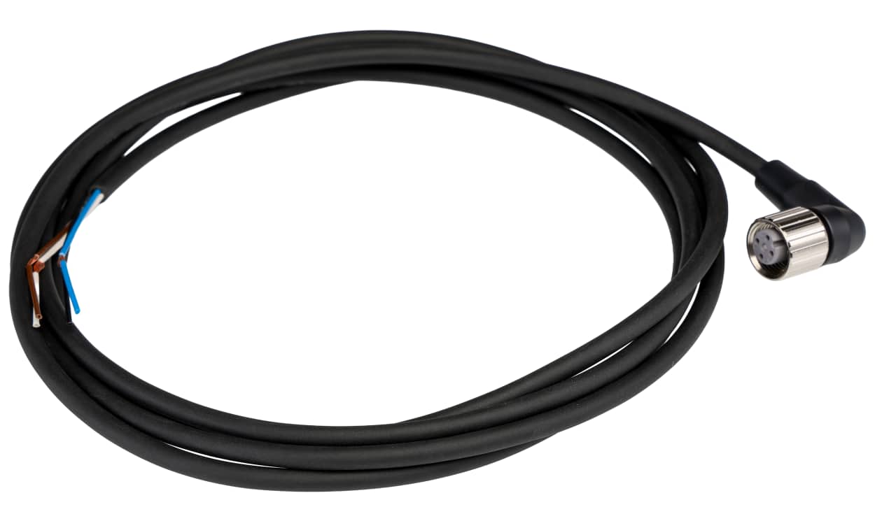 Omron XS2F-M12PUR4A2M, 4 way M12 to Unterminated Sensor Actuator Cable, 2m