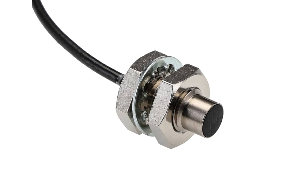 Omron ZX-EM02T, Inductive Threaded Barrel Proximity Sensor, M10, 2 mm Detection, 12 → 24 V dc