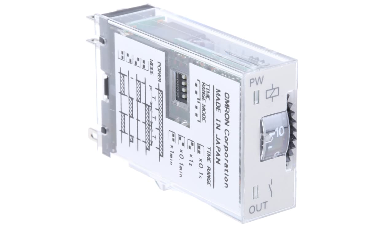 Omron H3RN-2 24VDC, H3RN Series Plug In Timer Relay, 24V dc, 2-Contact, 0.1 s → 10min - generaltechuae
