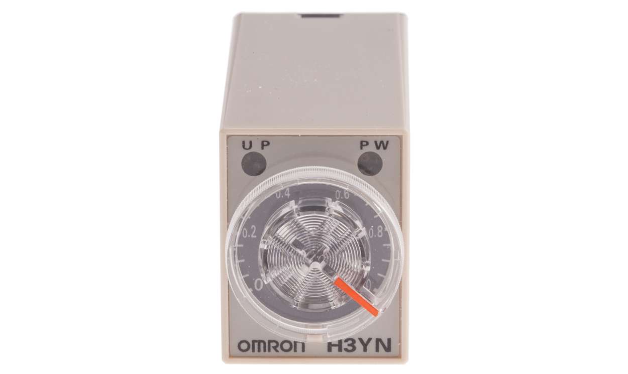 Omron H3YN-21 AC24, H3YN Series DIN Rail, Panel Mount Timer Relay, 24V ac, 2-Contact, 0.1 min → 10h - generaltechuae