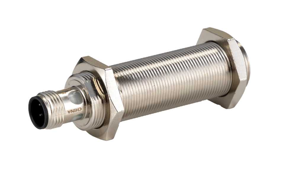 Omron E2E-X8B2L18-M1, Inductive Threaded Barrel Proximity Sensor, M18, 8 mm Detection, PNP NC, 10 → 30 V dc