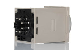 Omron H3CR-A8 100-240VAC/100-125VDC, H3CR Series Plug In Timer Relay, 100-240/100-125V ac/dc, 2-Contact, 0.05 → 1080000s, DPDT