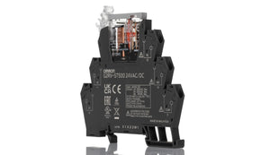 Omron G2RV-ST500 24VAC/DC, G2RV-ST Series Electromechanical Interface Relay, DIN Rail Mount, 24V ac/dc Coil, SPDT, 1-Pole, 6A Load - generaltechuae