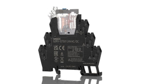 Omron G2RV-ST501 24VAC/DC, G2RV-ST Series Electromechanical Interface Relay, DIN Rail Mount, 24V ac/dc Coil, SPDT, 1-Pole, 6A Load