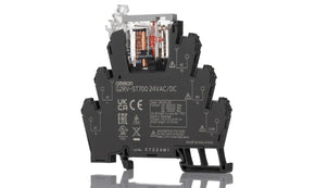 Omron G2RV-ST700 24VAC/DC, G2RV-ST Series Electromechanical Interface Relay, DIN Rail Mount, 24V ac/dc Coil, SPDT, 1-Pole, 6A Load