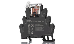 Omron G2RV-ST700-AP 24VAC/DC, G2RV-ST Series Electromechanical Interface Relay, DIN Rail Mount, 24V ac/dc Coil, SPDT, 1-Pole, 50mA Load