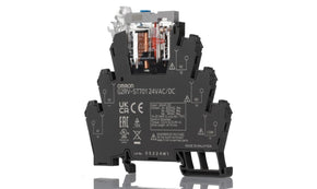 Omron G2RV-ST701 24VAC/DC, G2RV-ST Series Electromechanical Interface Relay, DIN Rail Mount, 24V ac/dc Coil, SPDT, 1-Pole, 6A Load - generaltechuae