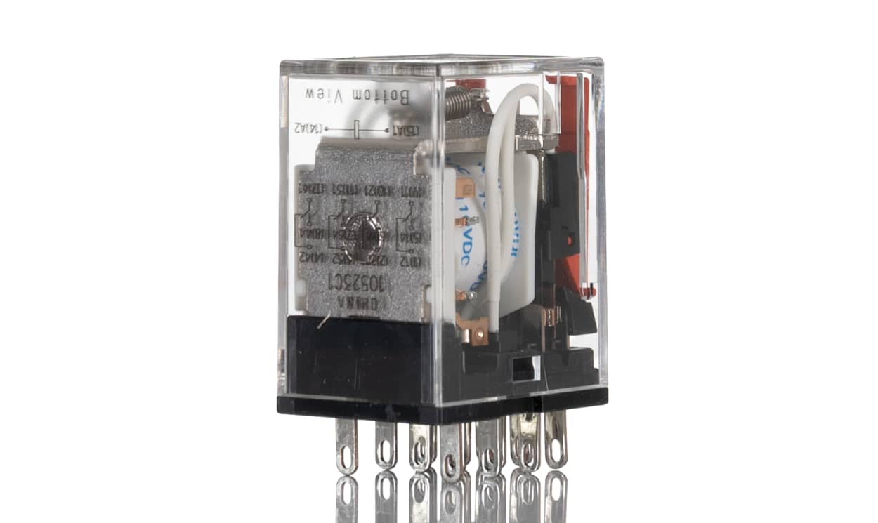 Omron MY4-GS-R DC100/110, Plug In Power Relay, 100 → 110V dc Coil, 6A Switching Current, 4PDT