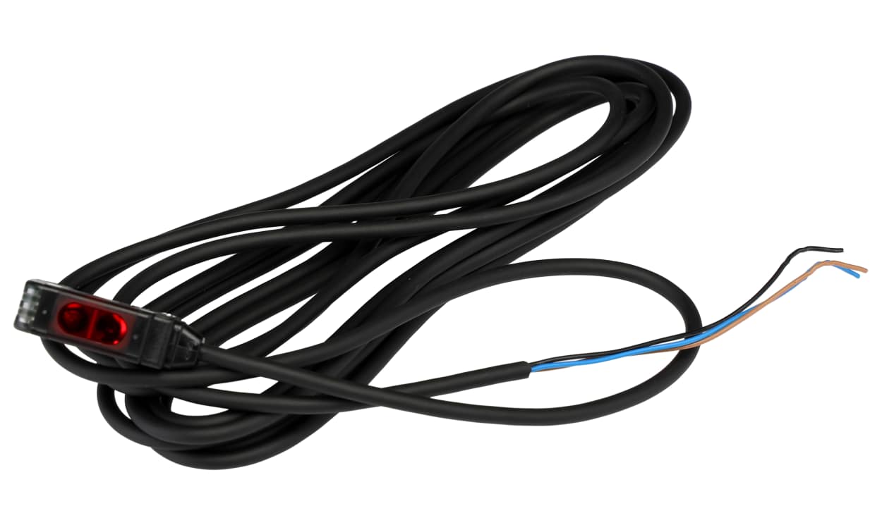 Omron E3T-SL11 2M, Retroreflective Photoelectric Sensor, Block Sensor, 5 mm → 15 mm Detection Range - generaltechuae