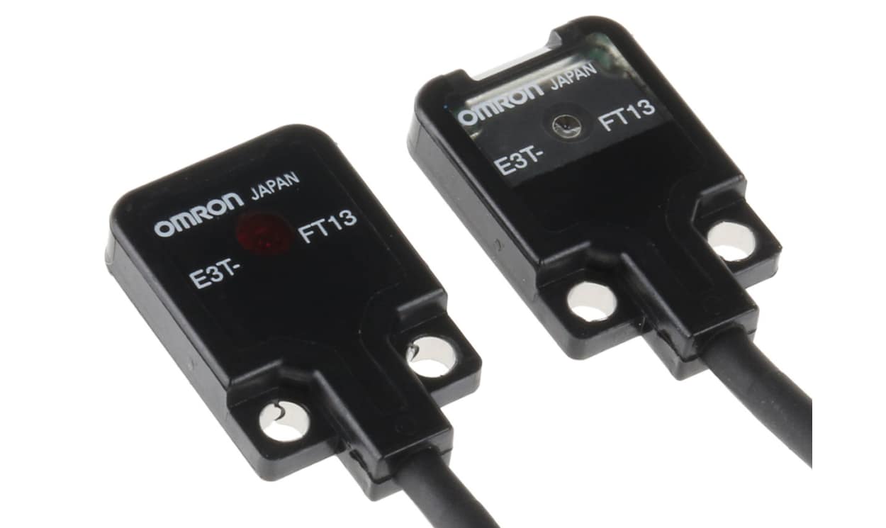 Omron E3T-FT13, Through Beam Photoelectric Sensor, Block Sensor, 500 mm Detection Range - generaltechuae