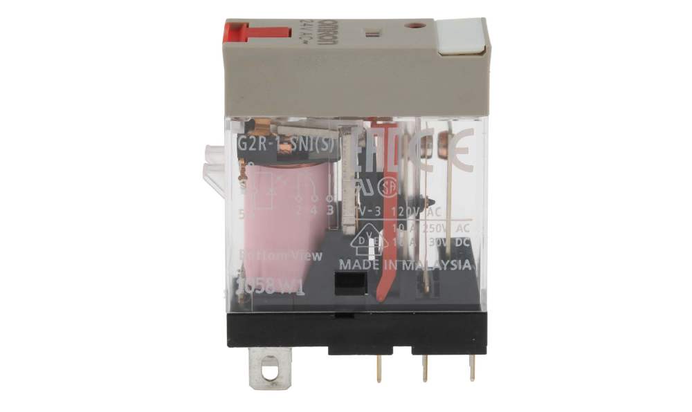 Omron G2R-1-SNI AC24(S), PCB Mount Power Relay, 24V ac Coil, 10A Switching Current, SPDT