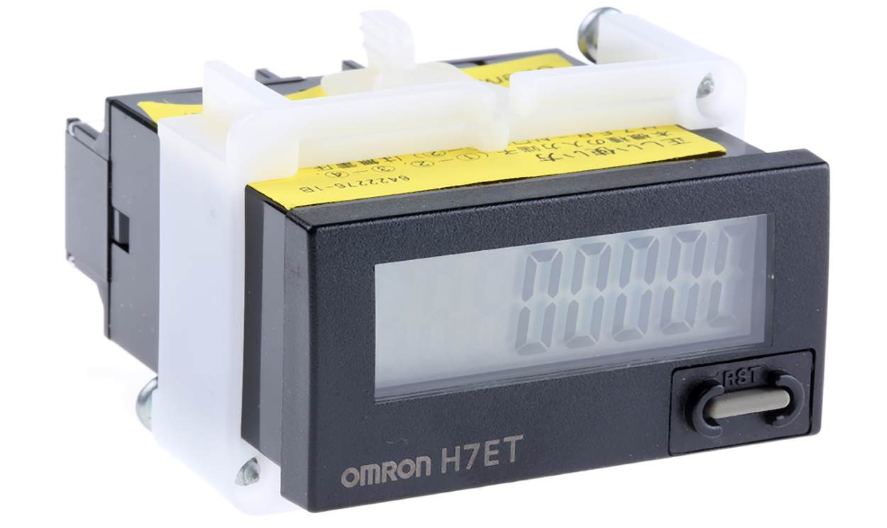 Omron H7ET-N1-B, H7E Timer, 7 Digit LCD