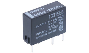 Omron G3DZ-2R6PL DC12, G3DZ Series Solid State Relay, 0.6 A Load, PCB Mount, 264 V ac Load, 12 V dc Control - generaltechuae
