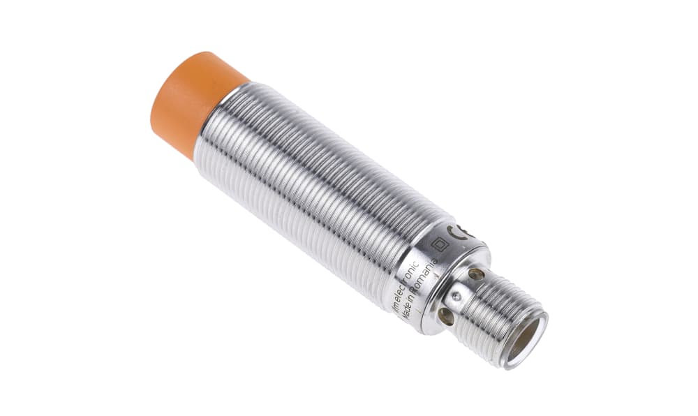 ifm IGS209, Inductive Threaded Barrel Proximity Sensor, M18, 12 mm Detection, PNP/NPN NO, 10 → 30 V dc