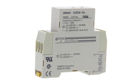 Omron H3DS-XL, H3DS Series DIN Rail Mount Timer Relay, 24 → 230V ac/dc, 1-Contact, 0.1 s → 120h, 1-Function