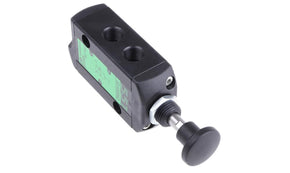 ASCO 55102083, Push Button 3/2 Pneumatic Manual Control Valve 551 Series, G 1/4, 1/4in, III B