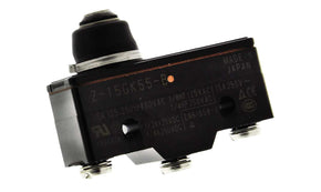 Omron Z-15GK55-B, Plunger Limit Switch, NO/NC, IP00, SPDT, 500V ac Max, 15A Max