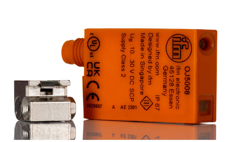 ifm OJ5008, Through Beam Photoelectric Sensor, Block Sensor, 10 m Detection Range