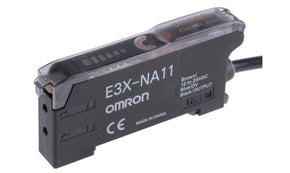 Omron E3X-NA11 2M, Fibre Optic Sensor, NPN Output, IP50, 12 → 24 V dc