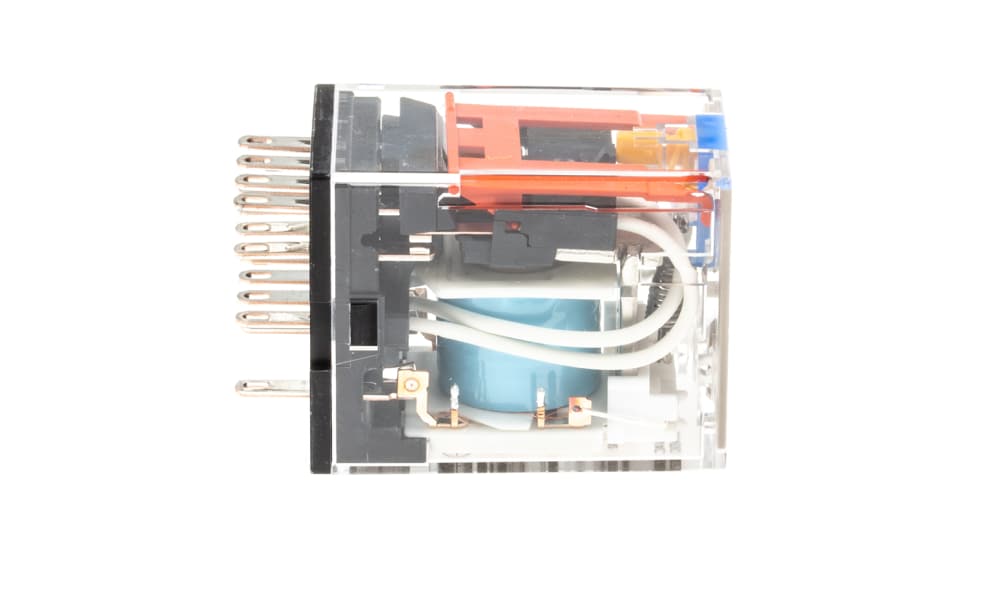 Omron MY4IN DC24(S), Plug In Power Relay, 24V dc Coil, 5A Switching Current, 4PDT