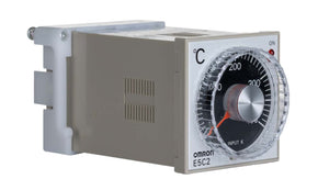Omron E5C2-R20K 100-240VAC 0-400, E5C2 Panel Mount, Din-Rail Removable Socket On/Off Temperature Controller, 48 x 48mm Relay, 100 → 240 V ac Supply - generaltechuae