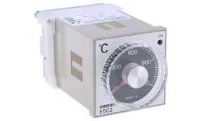 Omron E5C2-R20K 100-240VAC 0-1200, E5C2 Panel Mount, Din-Rail Removable Socket On/Off Temperature Controller, 48 x 48mm Relay, 100 → 240 V ac Supply - generaltechuae