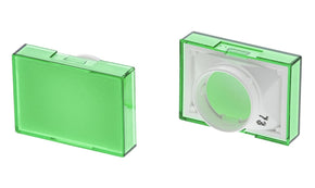 Omron A165L-JG, Green Rectangular Push Button Lens for Use with A16 Series LED/Incandescent Lamp Push Button Switch