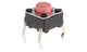 Omron B3F-1025, Pink Plunger Tactile Switch, SPST 50 mA @ 24 V dc 0.9mm Through Hole